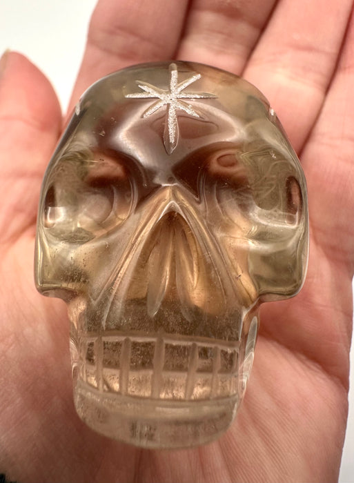 Angel Number 666 Skull Master Carved - AS55